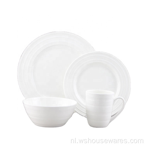 Groothandel keramische 24 -stks luxe porseleinen servies sets